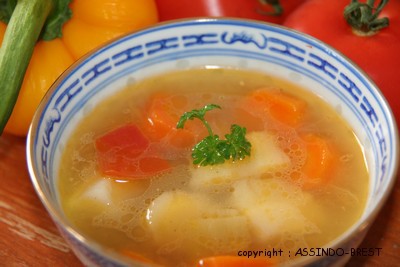 Soupe au poulet