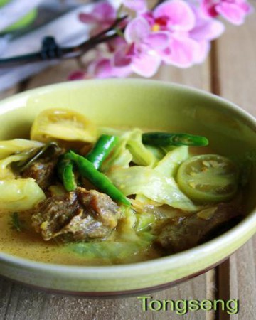 Tongseng (Ragoût de bœuf)