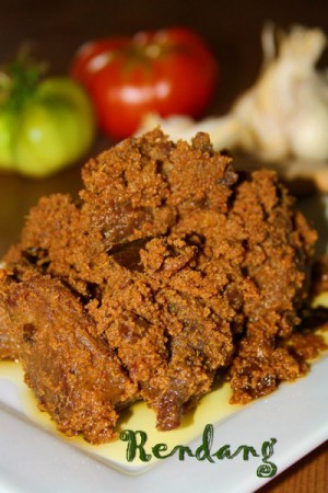 Rendang ( Boeuf mariné au lait de coco )