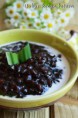 Bubur ketan hitam ( Porridge de riz noir gluant )